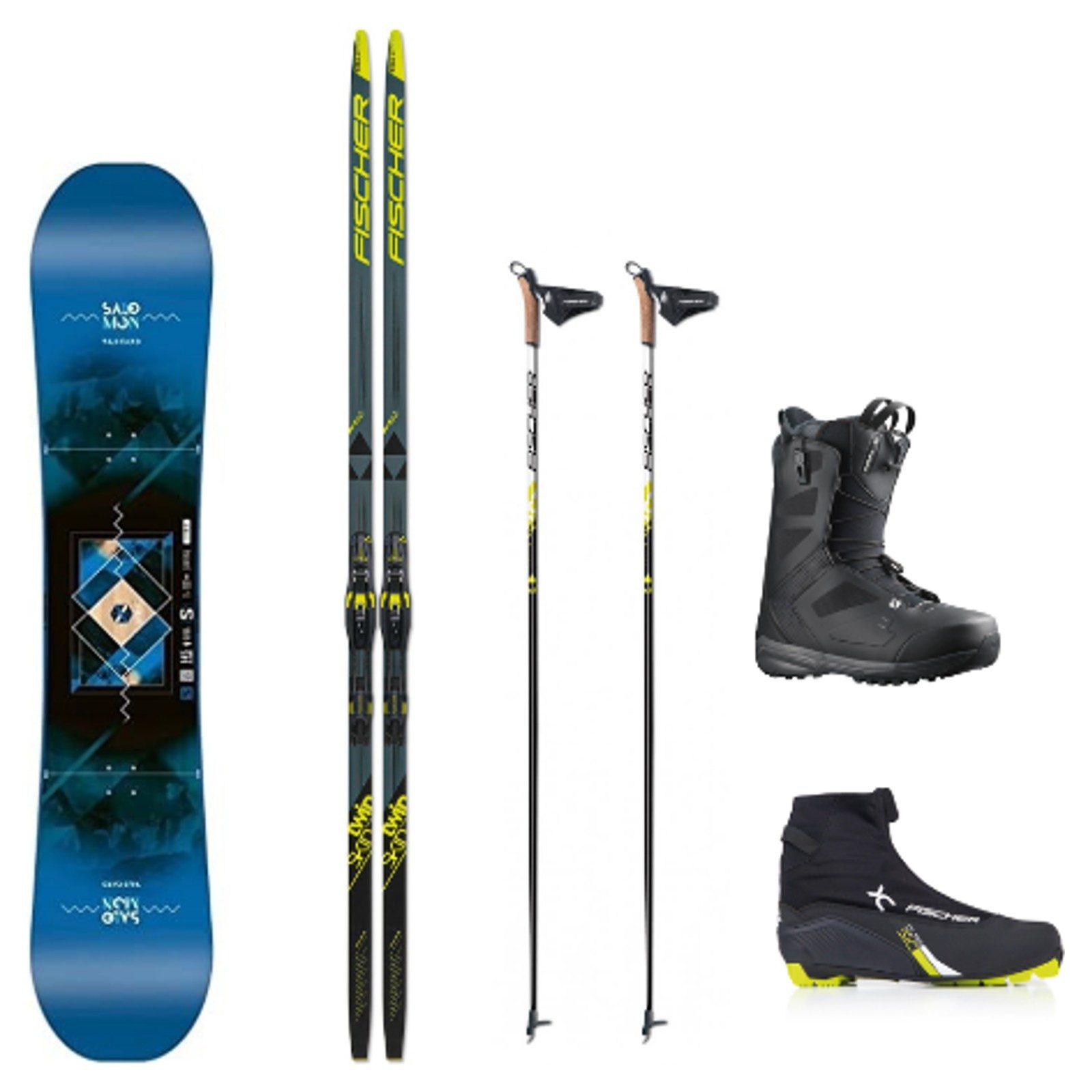 KOMBIPAKET - SNOWBOARD & LÄNGDSKIDOR - Vuxen (+18 ÅR) 