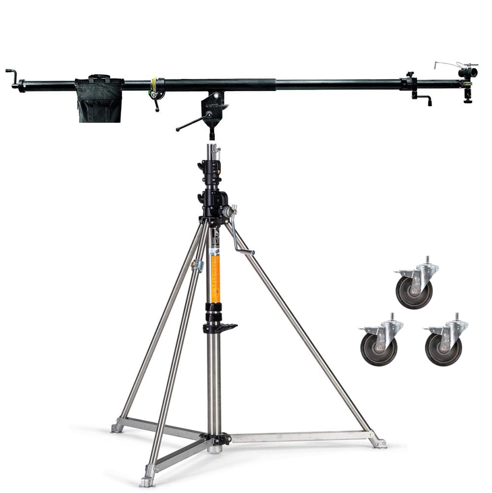 Super Wind-Up Stand 380cm + Manfrotto Mega Boom Galgen Kit