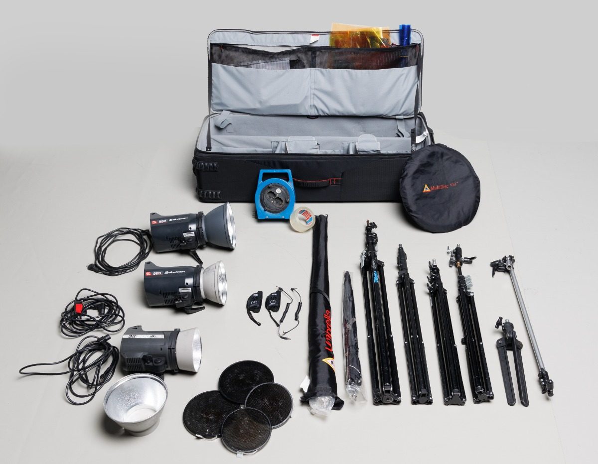 Elinchrom Blitzlicht Set 3x500 Ws im Rollkoffer