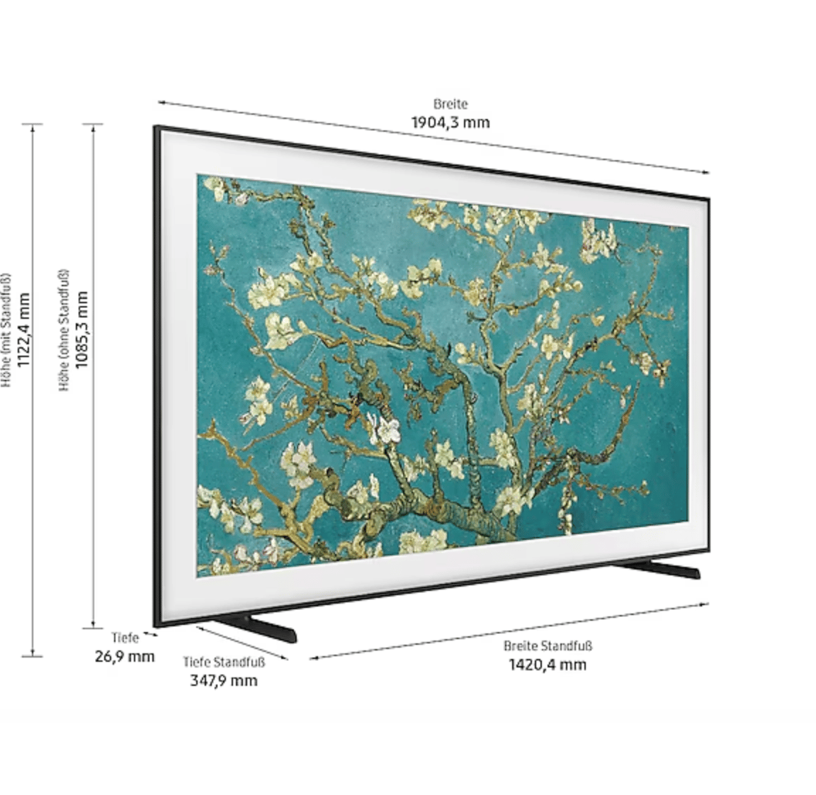 TV Samsung The Frame 85" matt UHD