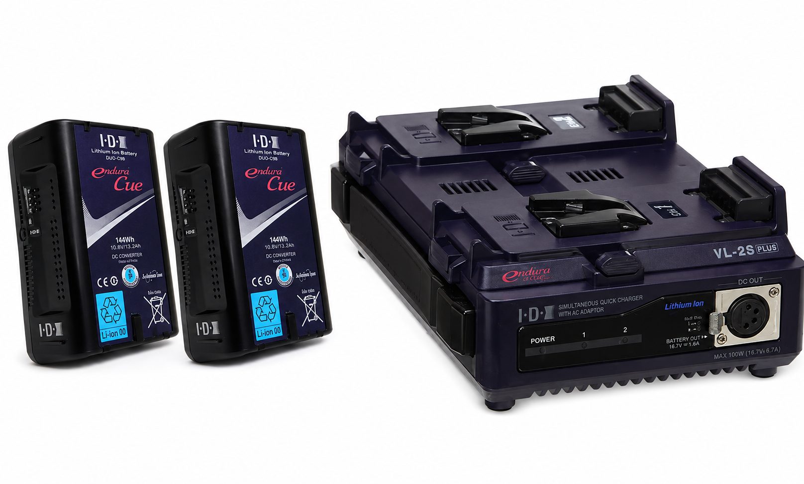  IDX Endura CUE 146Wh battery kit with a VL-2 charger - #STKO