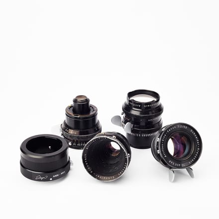 SCHNEIDER Xenon-Kreuznach 5-prime lens set (covers 16mm) (Arri s/Sony e/PL mounts) - #BWF