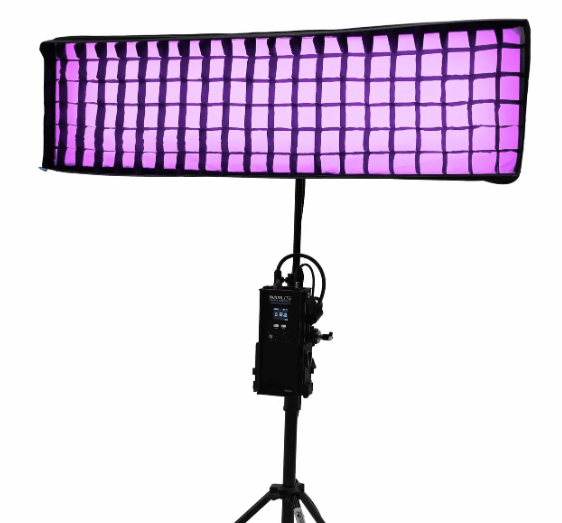 NANLITE PAVOSLIM 240CL - 1x4 RGB light matt w/ softbox - #BWF