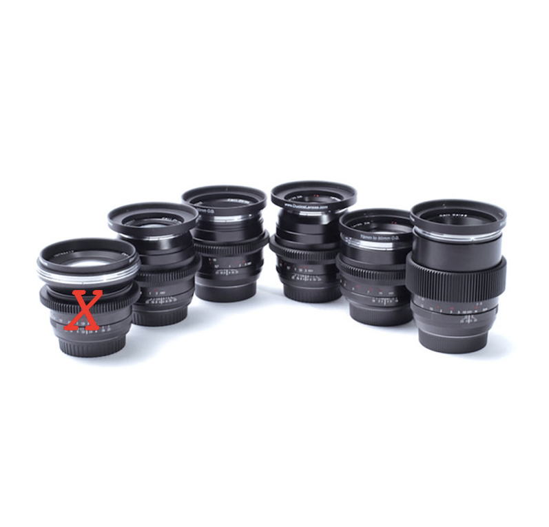 ZEISS ZE CLASSIC PRIMES 5-lens SET 25-35-50-85-100 (EF mount)