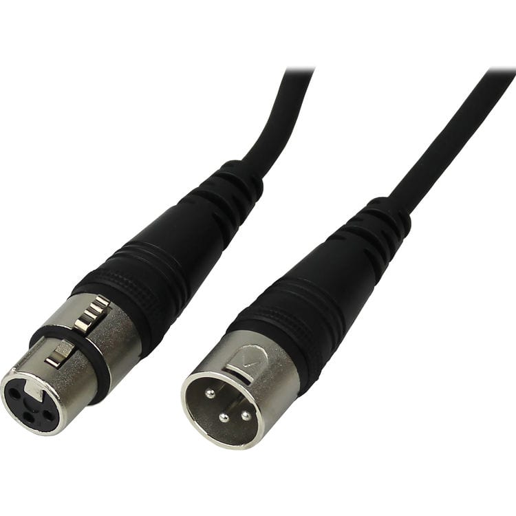 XLR male-XLR female audio cable (3, 10, 15, 25 ft) - #GD