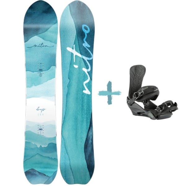 Nitro Drop 21/22 lauta+ Ivy siteet Naiset