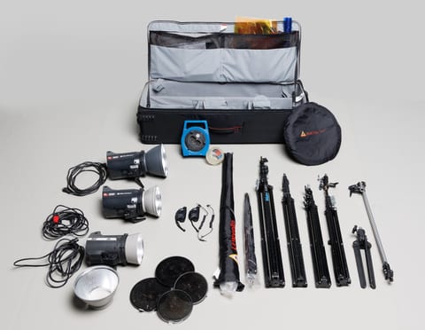 Elinchrom Blitzlicht Set 3x500 Ws im Rollkoffer